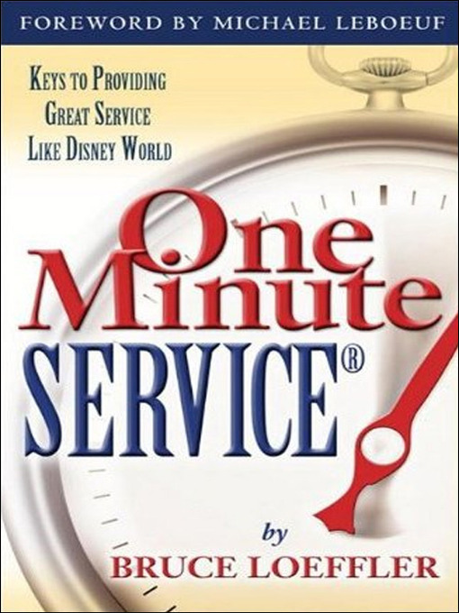 Title details for One Minute Service by Loeffler Bruce - Available